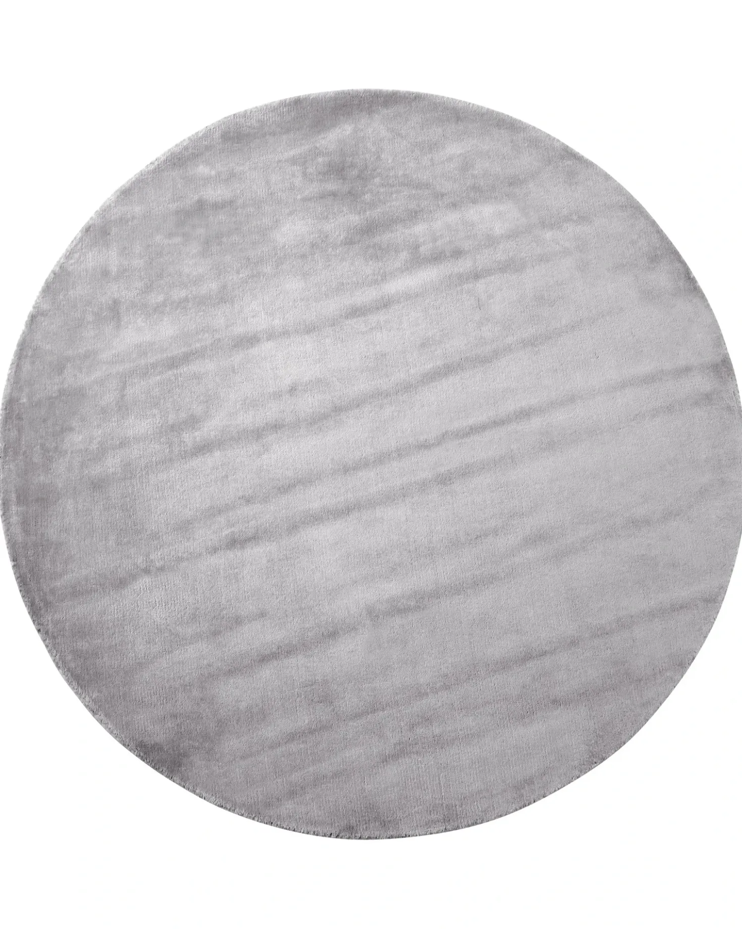 Tappeto GESI II Grigio chiaro ø 140 cm Viscosa