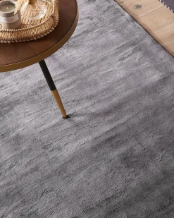 Tappeto GESI II Grigio scuro 160 x 230 cm Viscosa