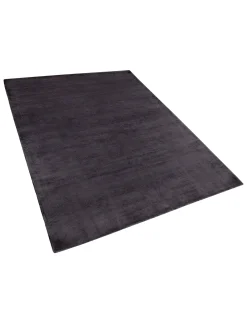 Tappeto GESI II Grigio scuro 160 x 230 cm Viscosa