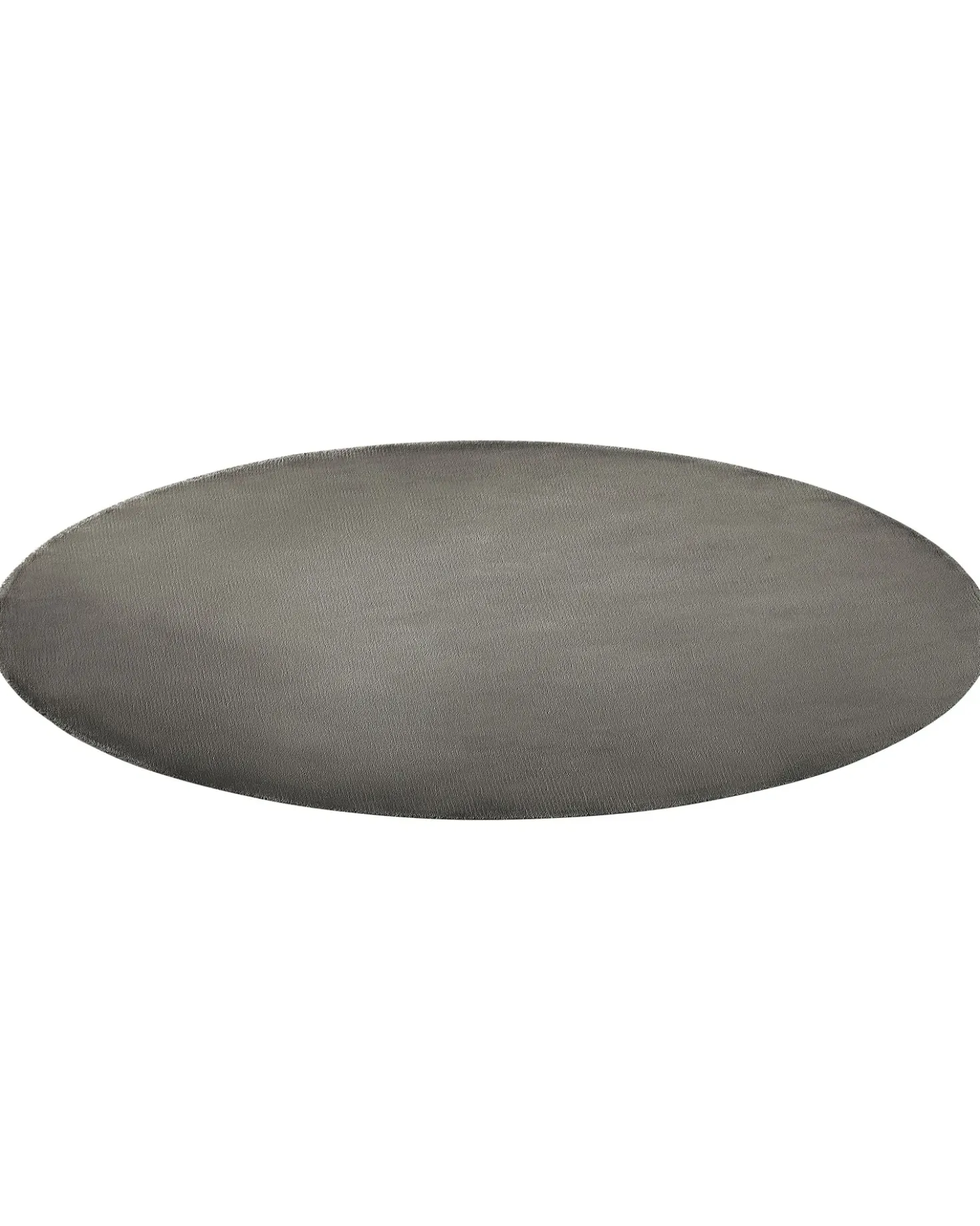 Tappeto GESI II Grigio scuro ø 140 cm Viscosa