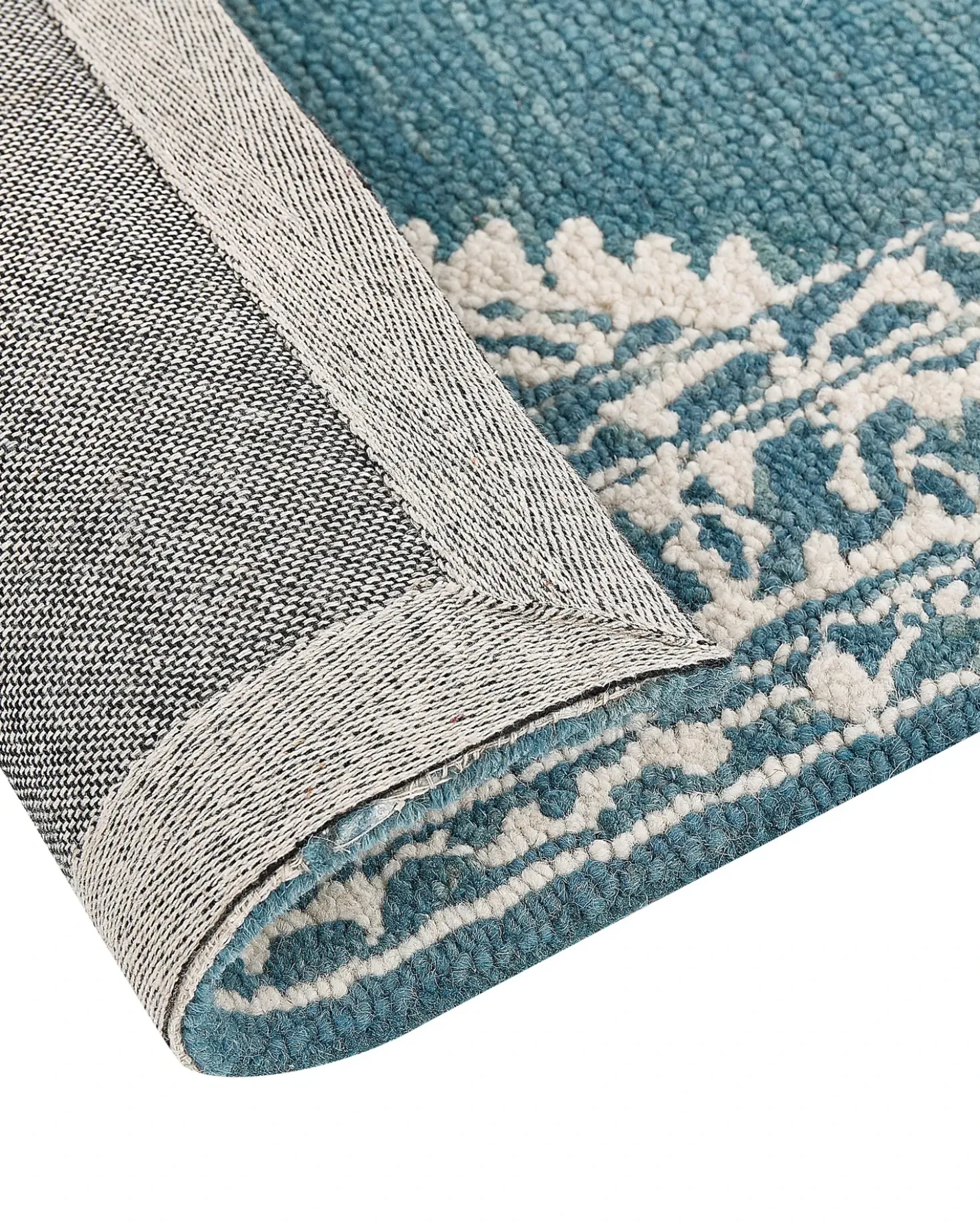 Tappeto GEVAS Blu 200 x 200 cm Lana