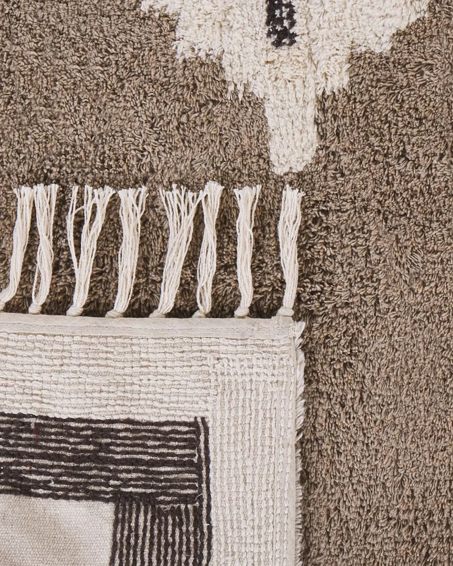 Tappeto GEYVE Beige 160 x 230 cm Cotone