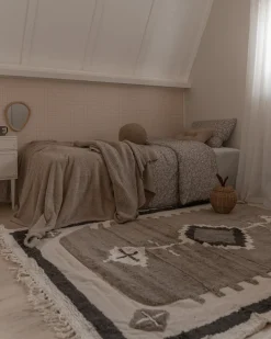 Tappeto GEYVE Beige 160 x 230 cm Cotone