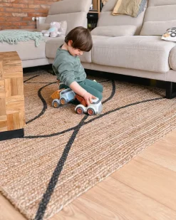 Tappeto GHOTA Beige 160 x 230 cm Iuta