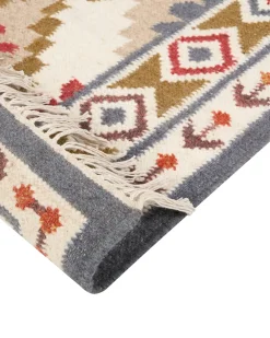 Tappeto GHUKASAVAN Multicolore 80 x 300 cm Lana Kilim