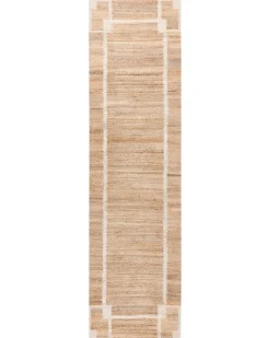Tappeto GONDIA Beige chiaro 80 x 300 cm Iuta