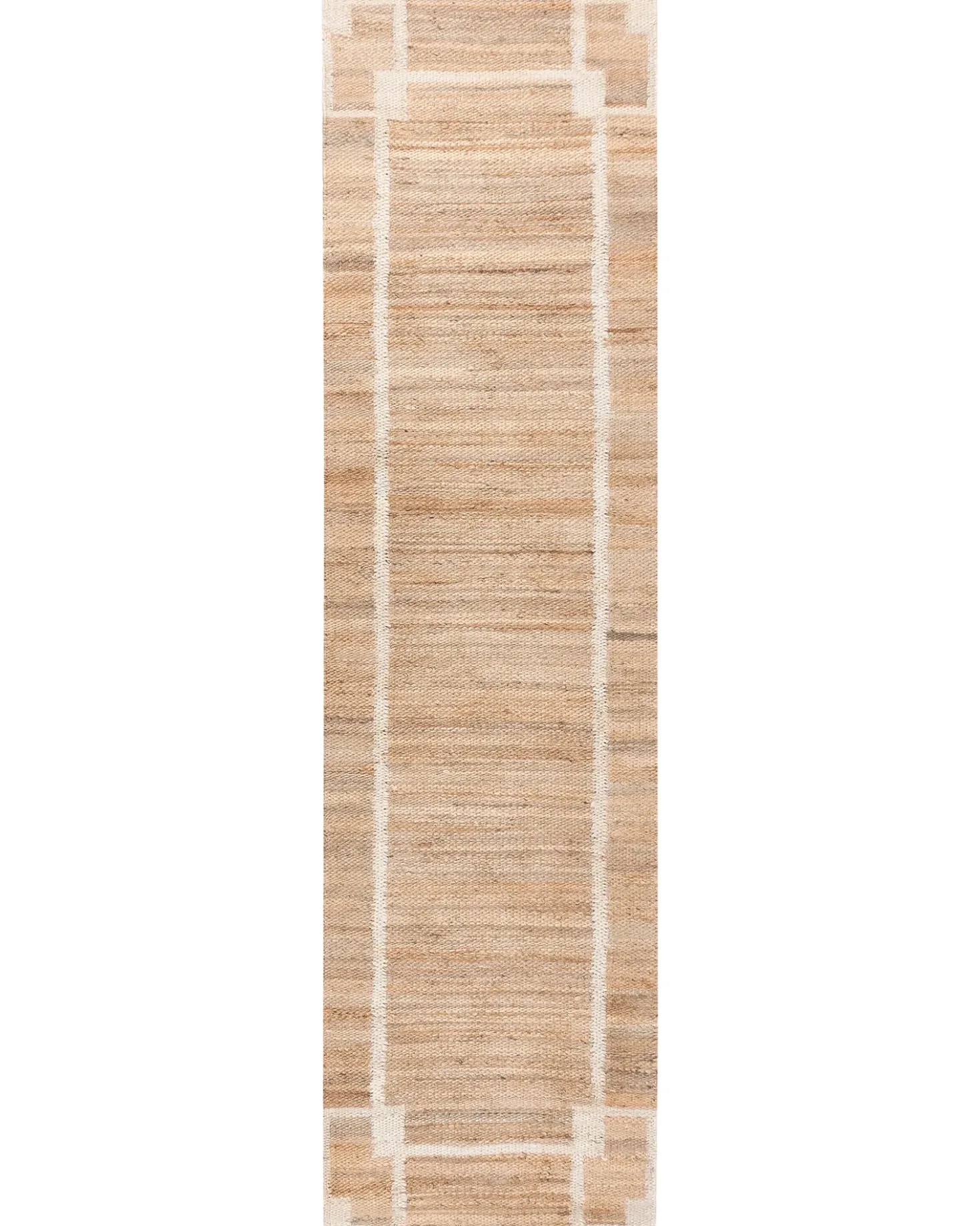 Tappeto GONDIA Beige chiaro 80 x 300 cm Iuta