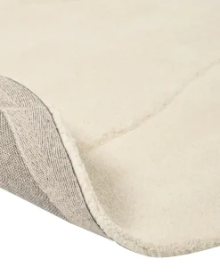 Tappeto GORANO Beige chiaro 160 x 160 cm Viscosa