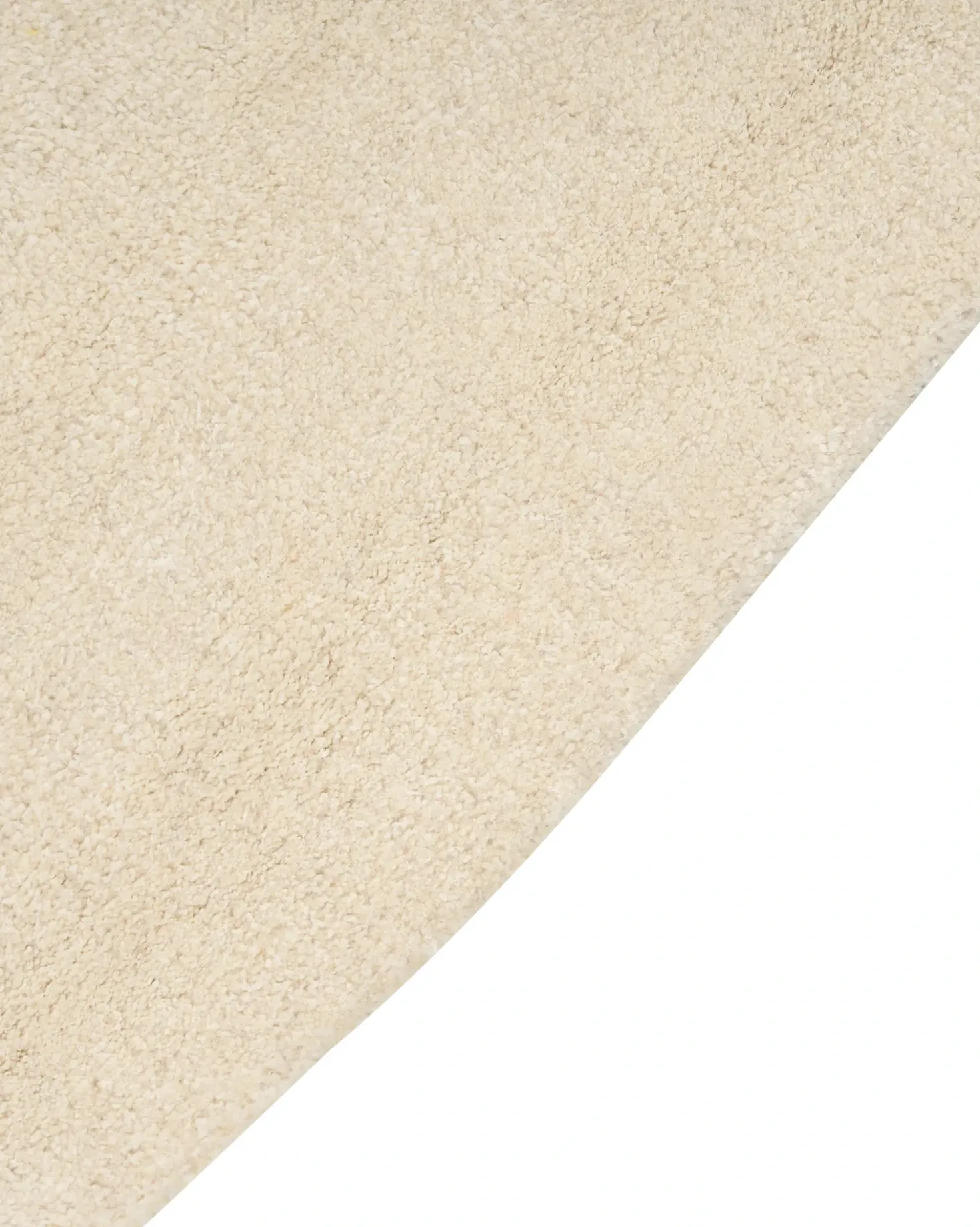 Tappeto GORANO Beige chiaro 160 x 160 cm Viscosa