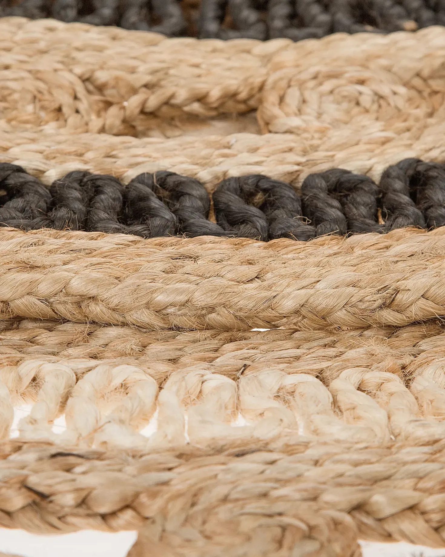 Tappeto GOYNE Beige ø 140 cm Iuta