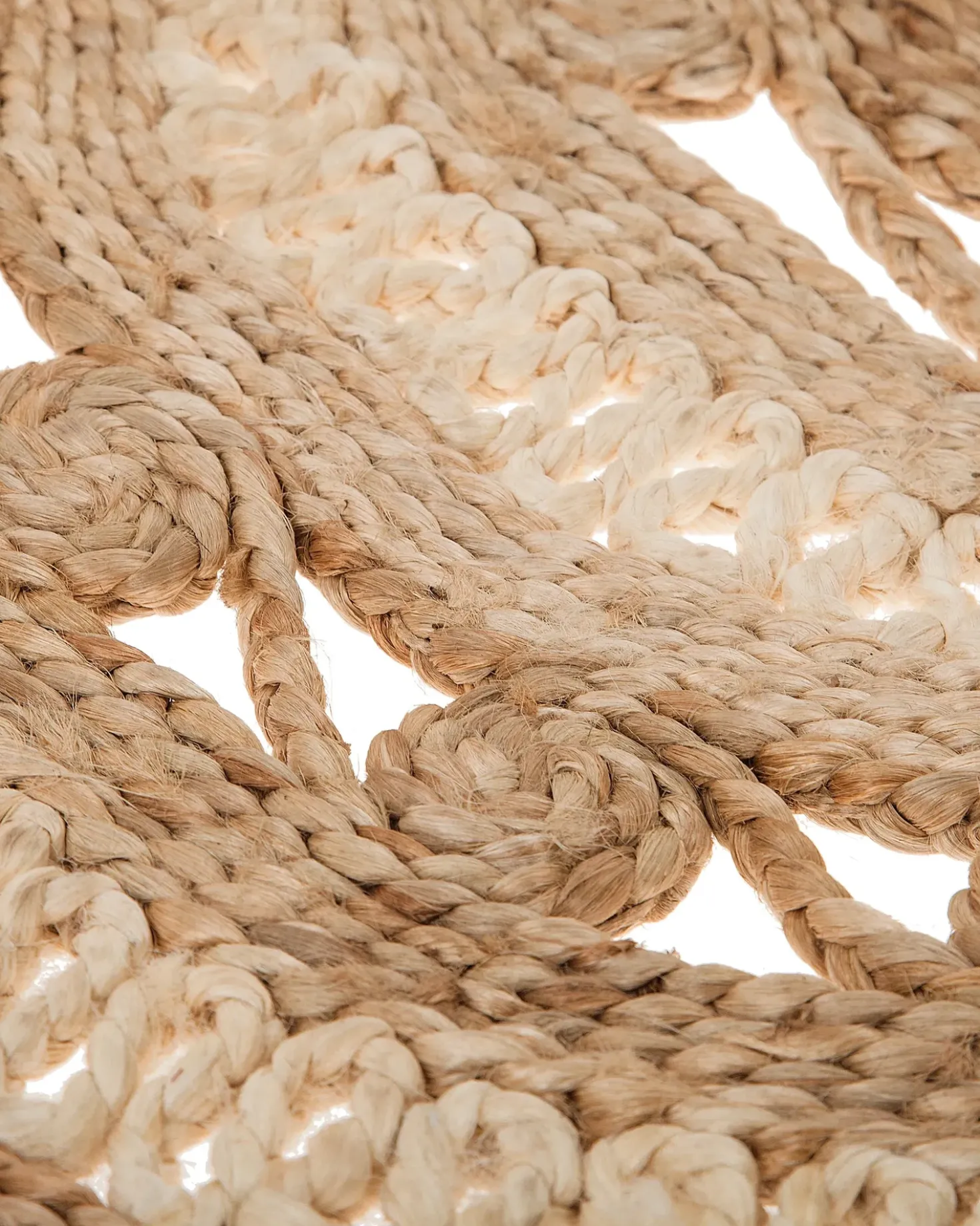 Tappeto GOYNE Beige ø 140 cm Iuta