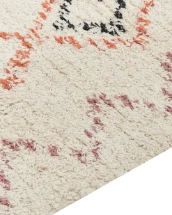 Tappeto GUWAHATI Beige 160 x 230 cm Cotone