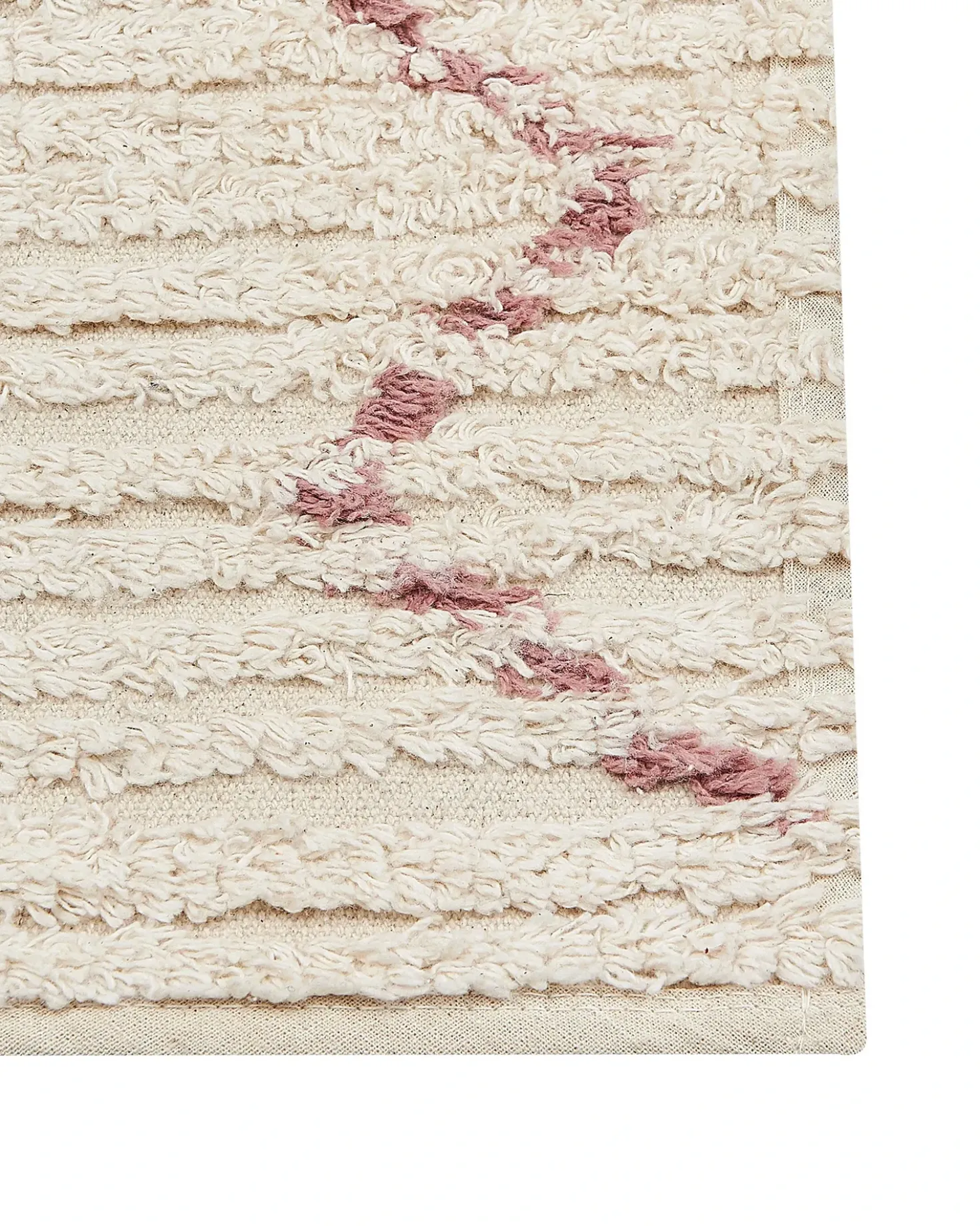 Tappeto GUWAHATI Beige 160 x 230 cm Cotone