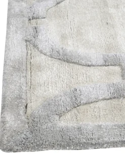 Tappeto GWANI Beige 160 x 230 cm Viscosa
