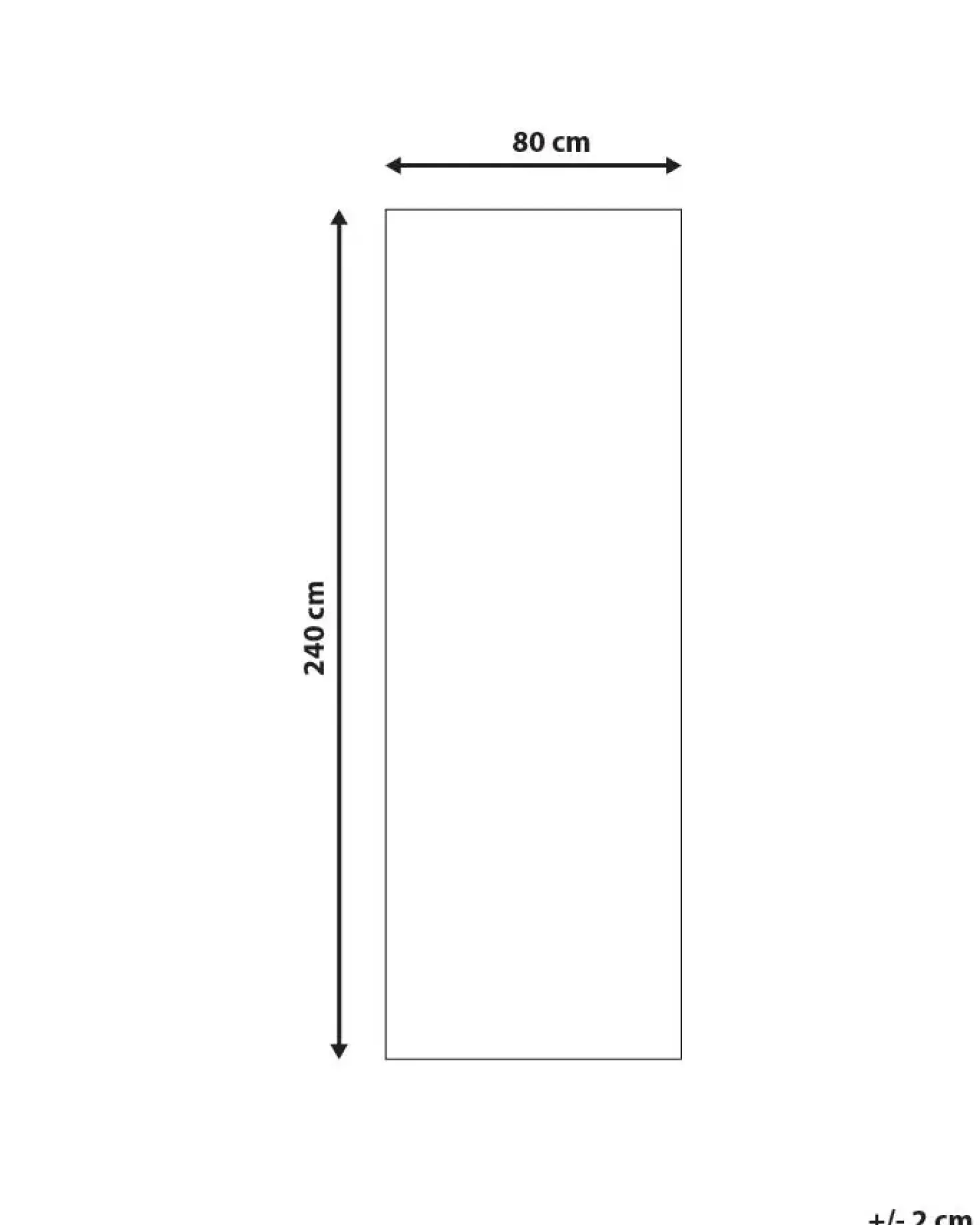 Tappeto HACILAR Multicolore 80 x 240 cm
