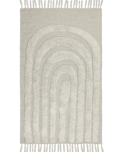 Tappeto HAKKARI Beige chiaro 80 x 150 cm Cotone