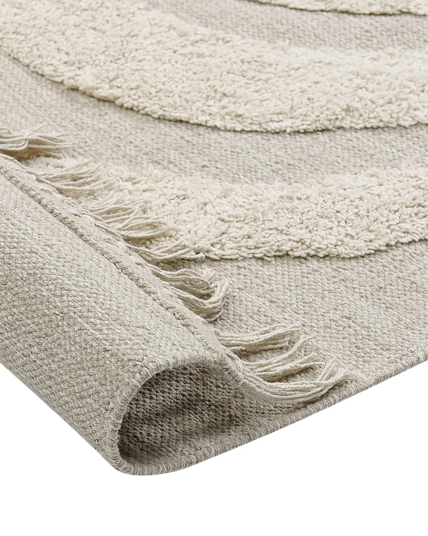 Tappeto HAKKARI Beige chiaro 80 x 150 cm Cotone