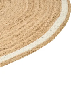 Tappeto HALFELI Beige ø 140 cm Iuta