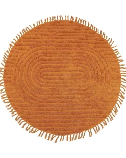 Tappeto HALFETI Arancione ø 140 cm Cotone