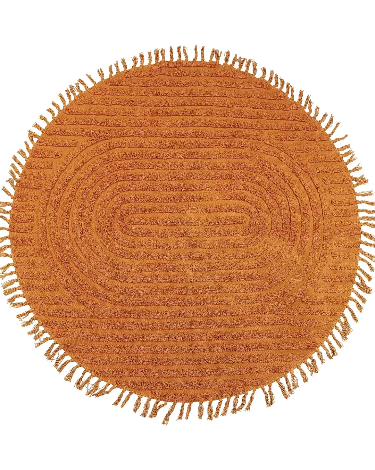 Tappeto HALFETI Arancione ø 140 cm Cotone