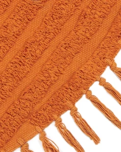 Tappeto HALFETI Arancione ø 140 cm Cotone