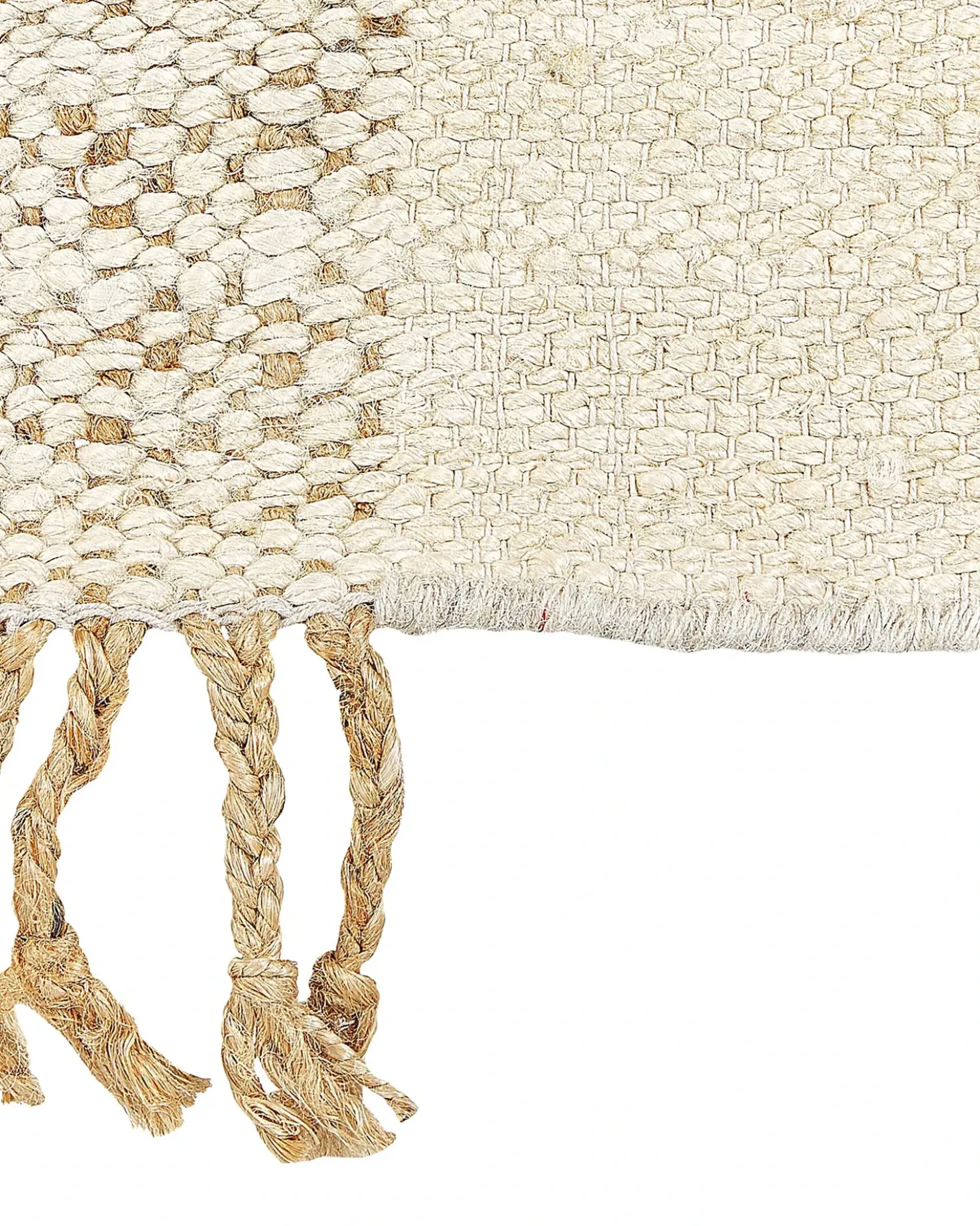 Tappeto HAMZALAR Beige 160 x 230 cm Iuta