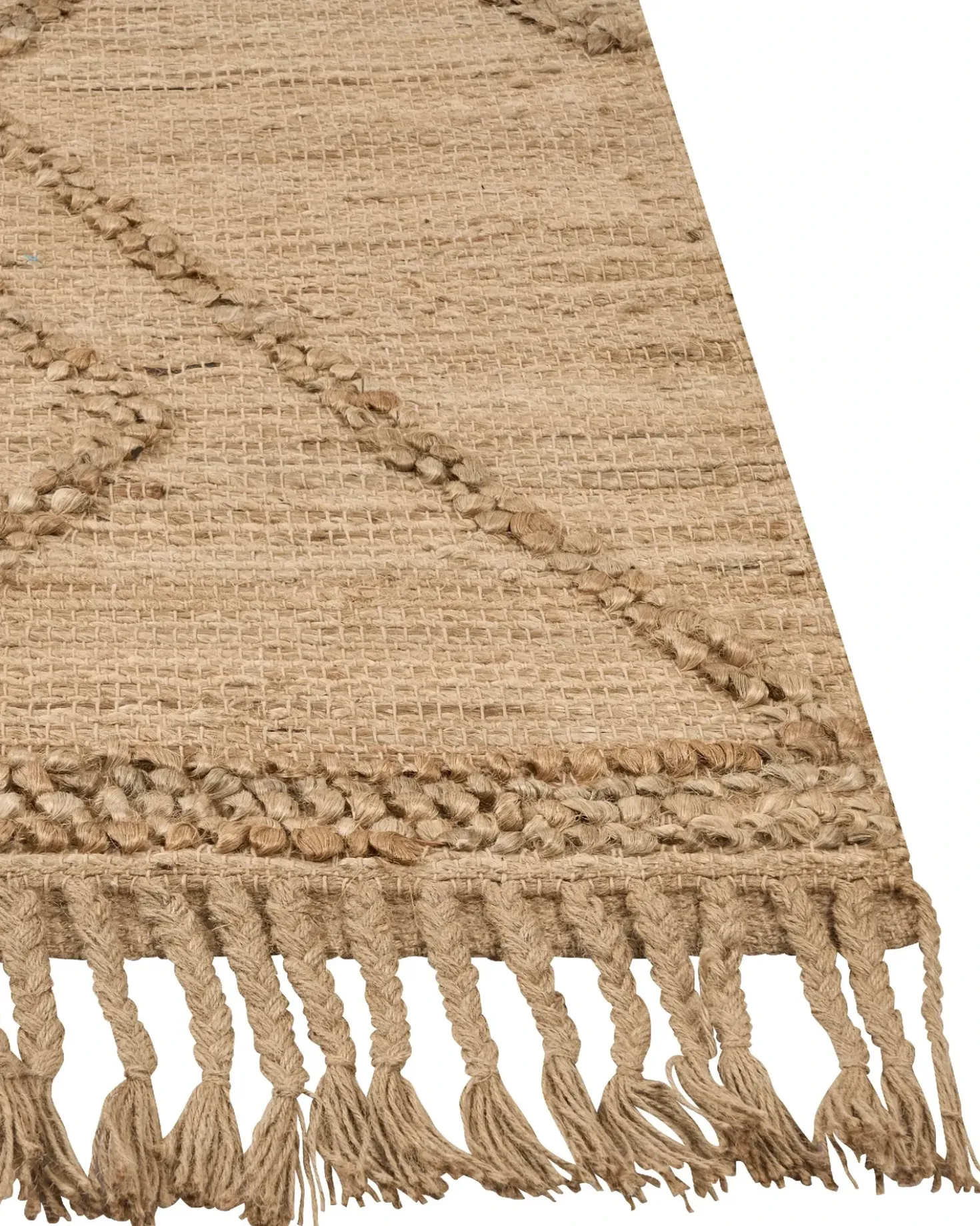 Tappeto HANDERE Beige 200 x 300 cm Iuta