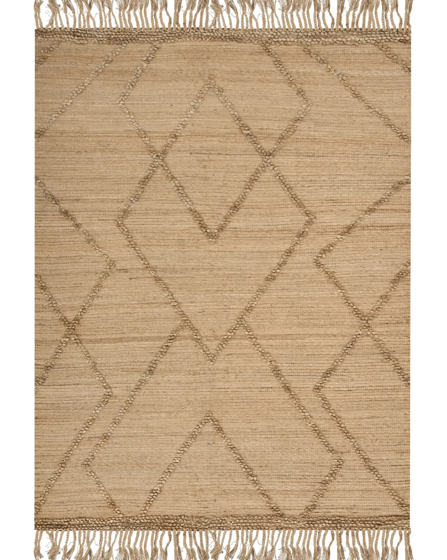 Tappeto HANDERE Beige 200 x 300 cm Iuta