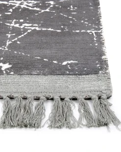 Tappeto HANLI Grigio 160 x 230 cm Viscosa