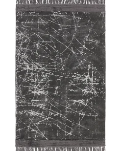 Tappeto HANLI Grigio scuro 160 x 230 cm Viscosa