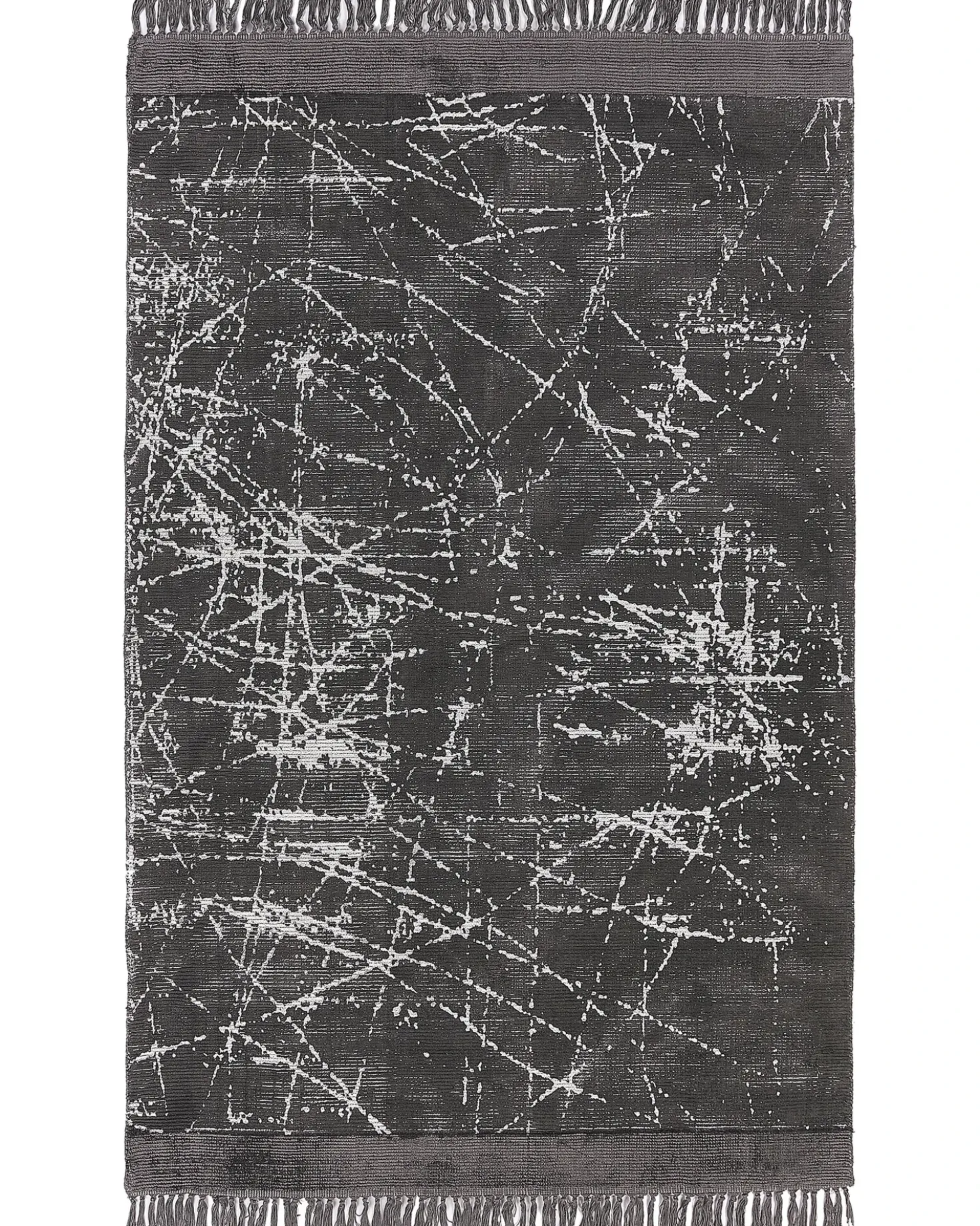 Tappeto HANLI Grigio scuro 160 x 230 cm Viscosa