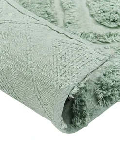 Tappeto HATAY Verde chiaro 160 x 230 cm Cotone