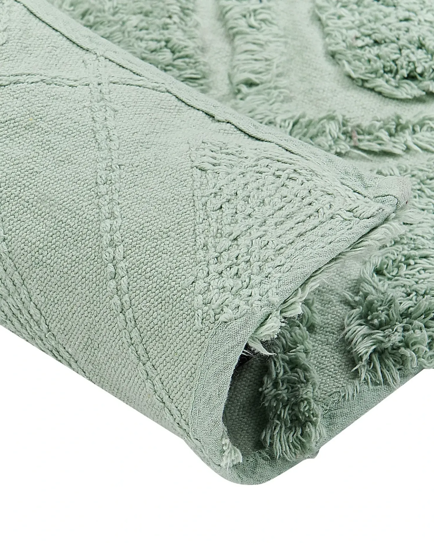 Tappeto HATAY Verde chiaro 160 x 230 cm Cotone