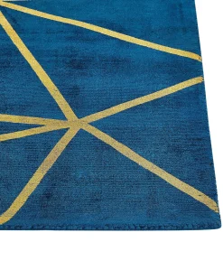 Tappeto HAVZA Blu 80 x 150 cm Viscosa