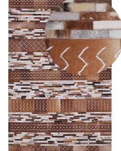 Tappeto HEREKLI Marrone 160 x 230 cm Pelle naturale