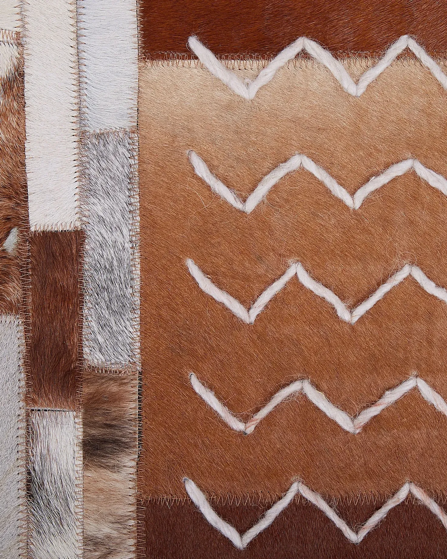 Tappeto HEREKLI Marrone 160 x 230 cm Pelle naturale