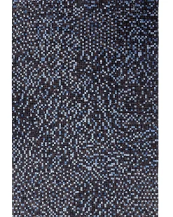 Tappeto IKISU Marrone scuro 160 x 230 cm Pelle naturale