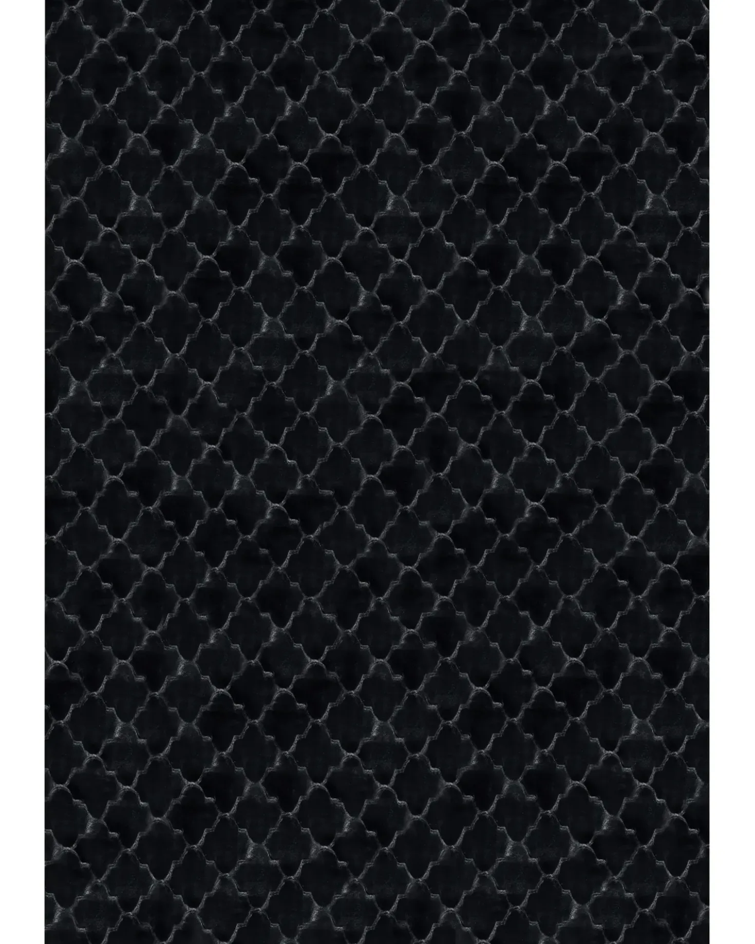 Tappeto in pelliccia sintetica GHARO Nero 160 x 230 cm