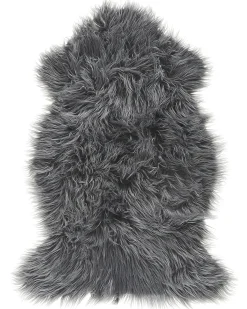 Tappeto in pelliccia sintetica MUNGO Grigio 63 x 95 cm