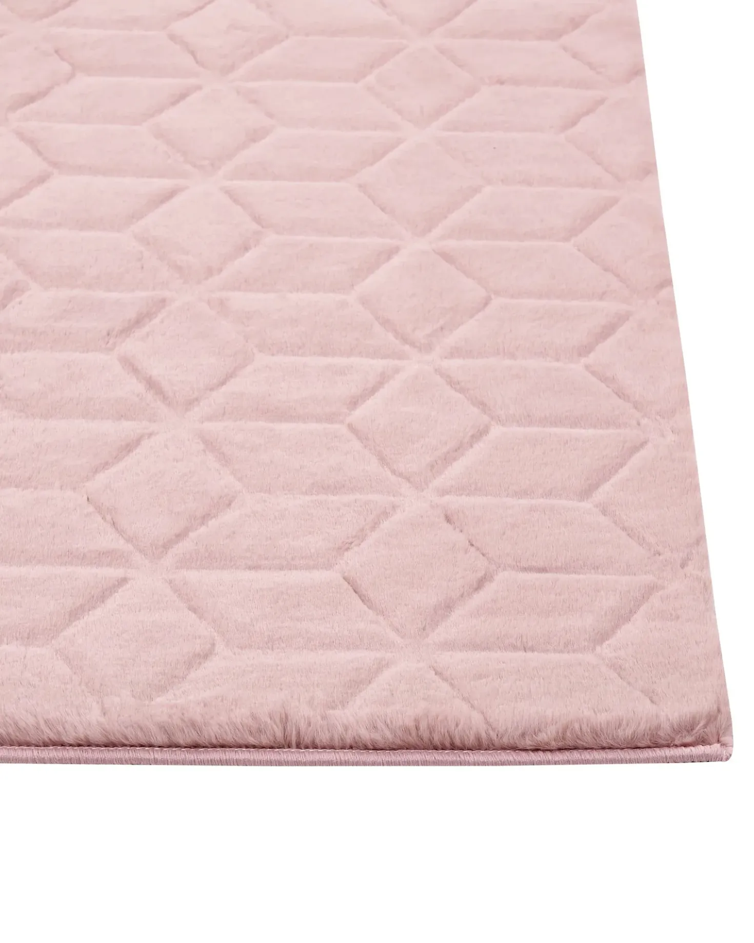 Tappeto in pelliccia sintetica THATTA Rosa 160 x 230 cm