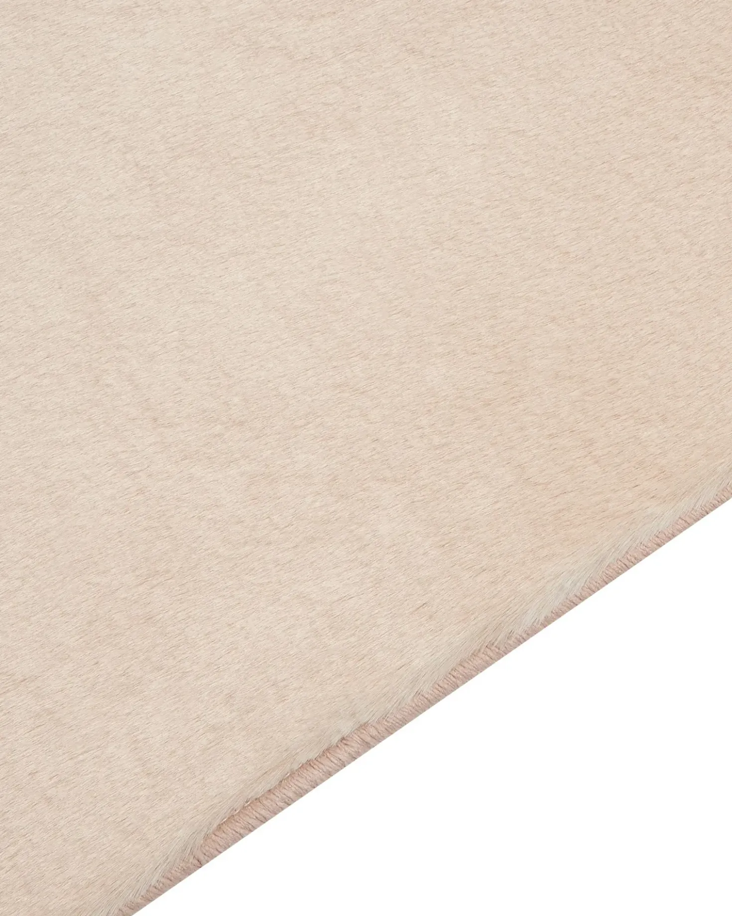 Tappeto in pelliccia sintetica MIRPUR Beige 80 x 150 cm