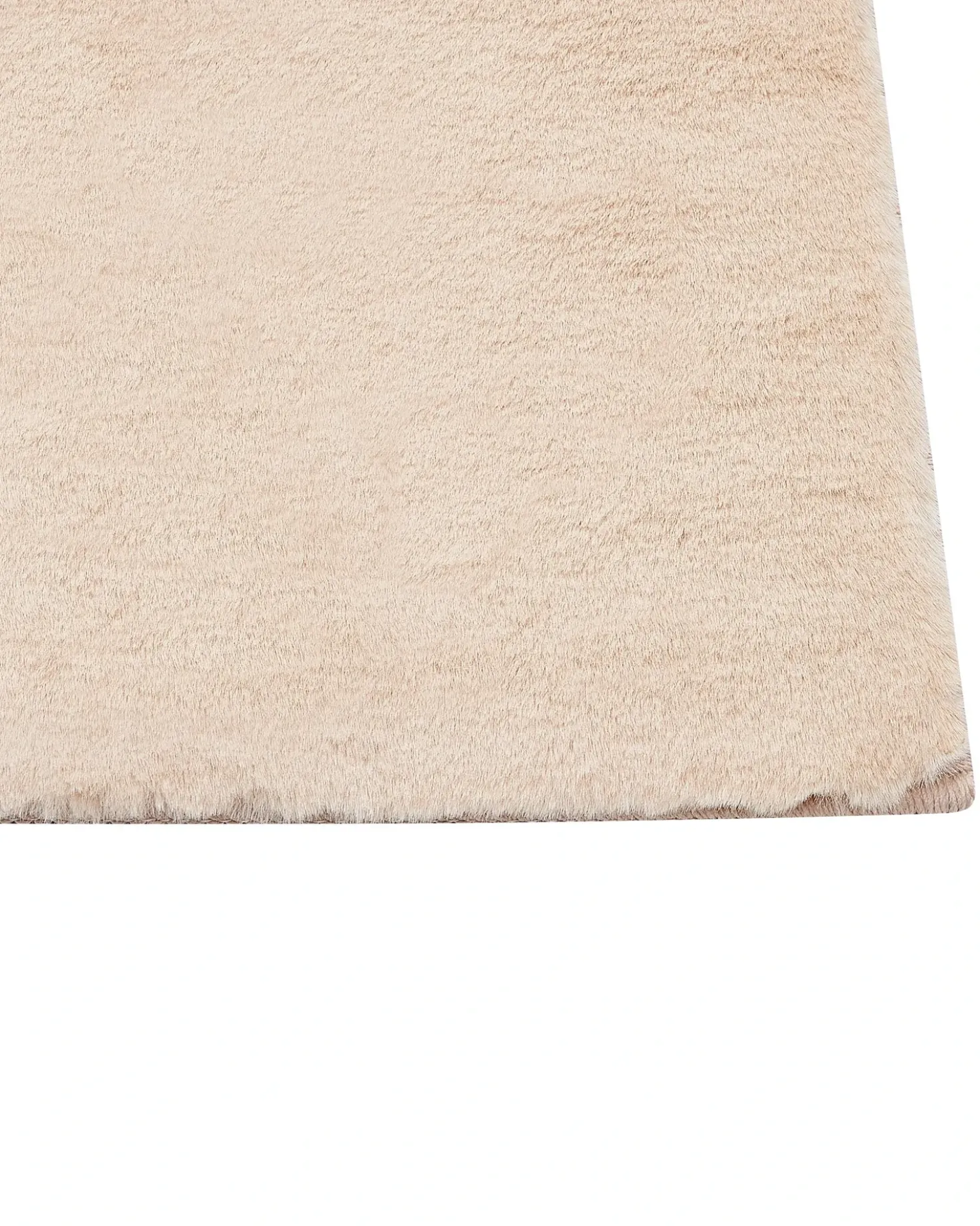 Tappeto in pelliccia sintetica MIRPUR Beige 80 x 150 cm