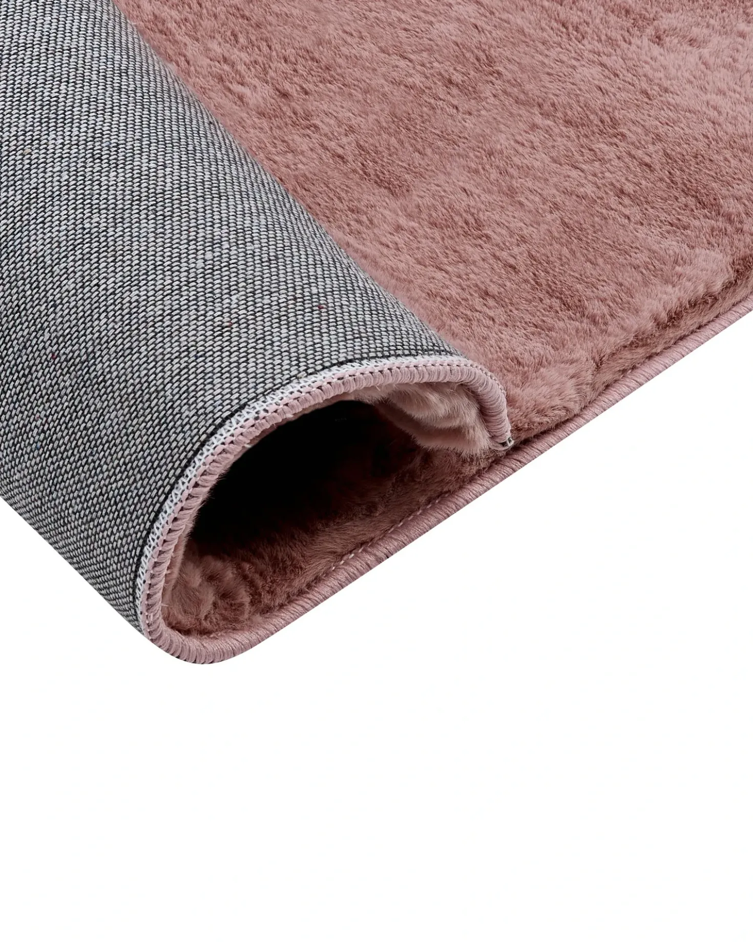 Tappeto in pelliccia sintetica MIRPUR Rosa 80 x 150 cm