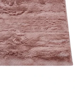 Tappeto in pelliccia sintetica MIRPUR Rosa 80 x 150 cm