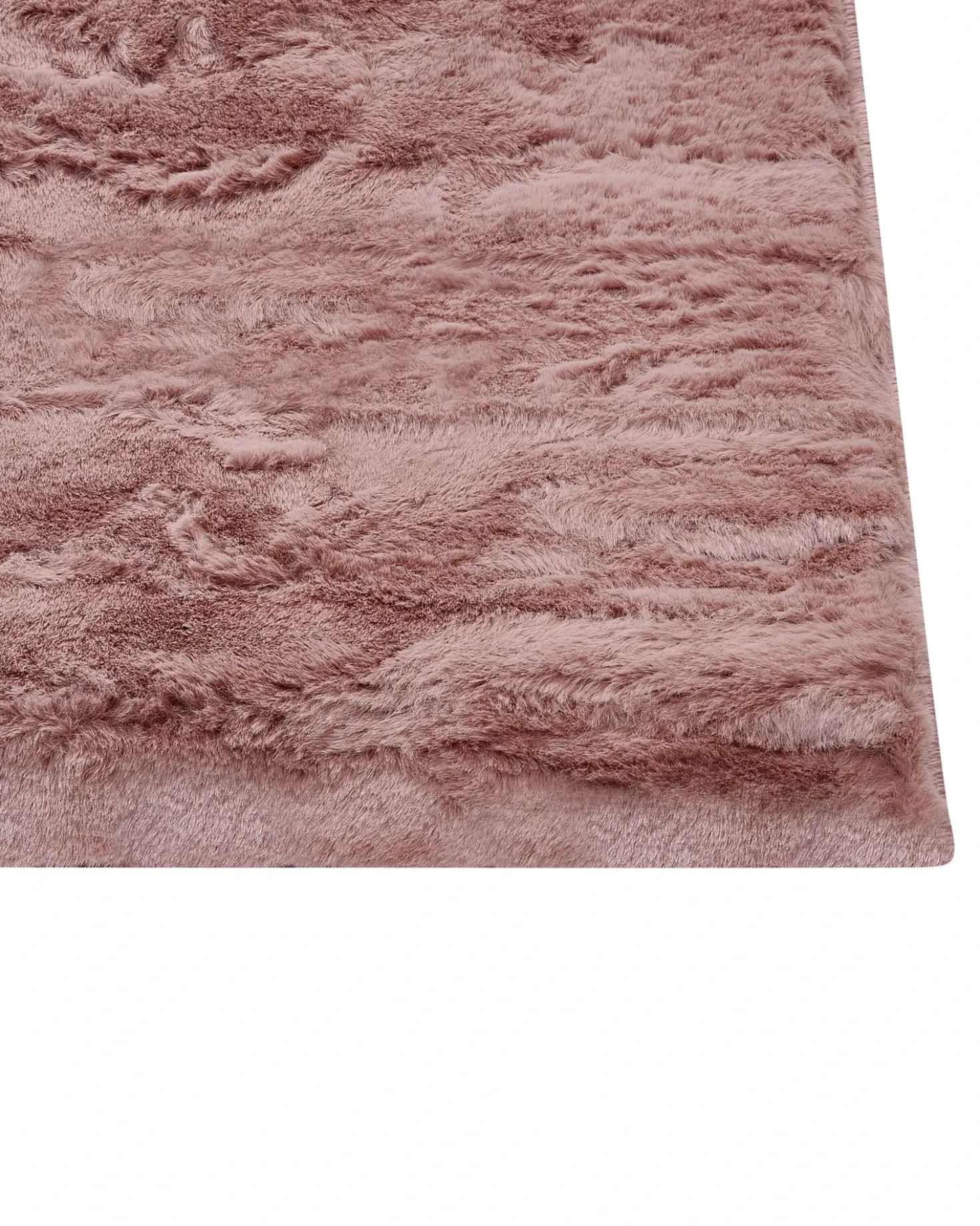 Tappeto in pelliccia sintetica MIRPUR Rosa 80 x 150 cm
