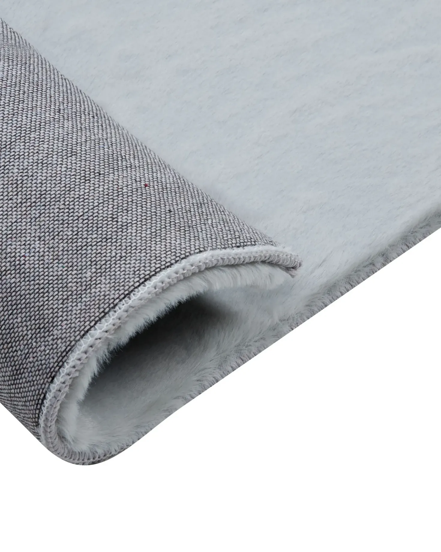Tappeto in pelliccia sintetica MIRPUR Grigio chiaro 160 x 230 cm
