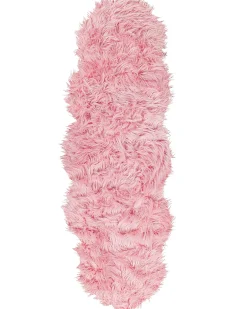 Tappeto in pelliccia sintetica MAMUNGARI Rosa 60 x 180 cm