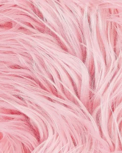 Tappeto in pelliccia sintetica MAMUNGARI Rosa 60 x 180 cm