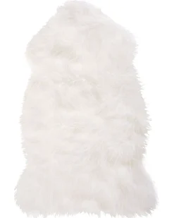 Tappeto in pelliccia sintetica MUNGO Bianco 53 x 88 cm