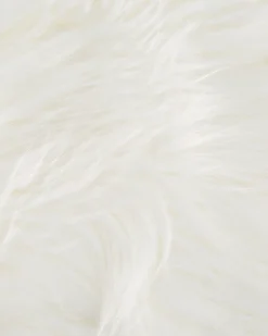 Tappeto in pelliccia sintetica MUNGO Bianco 53 x 88 cm